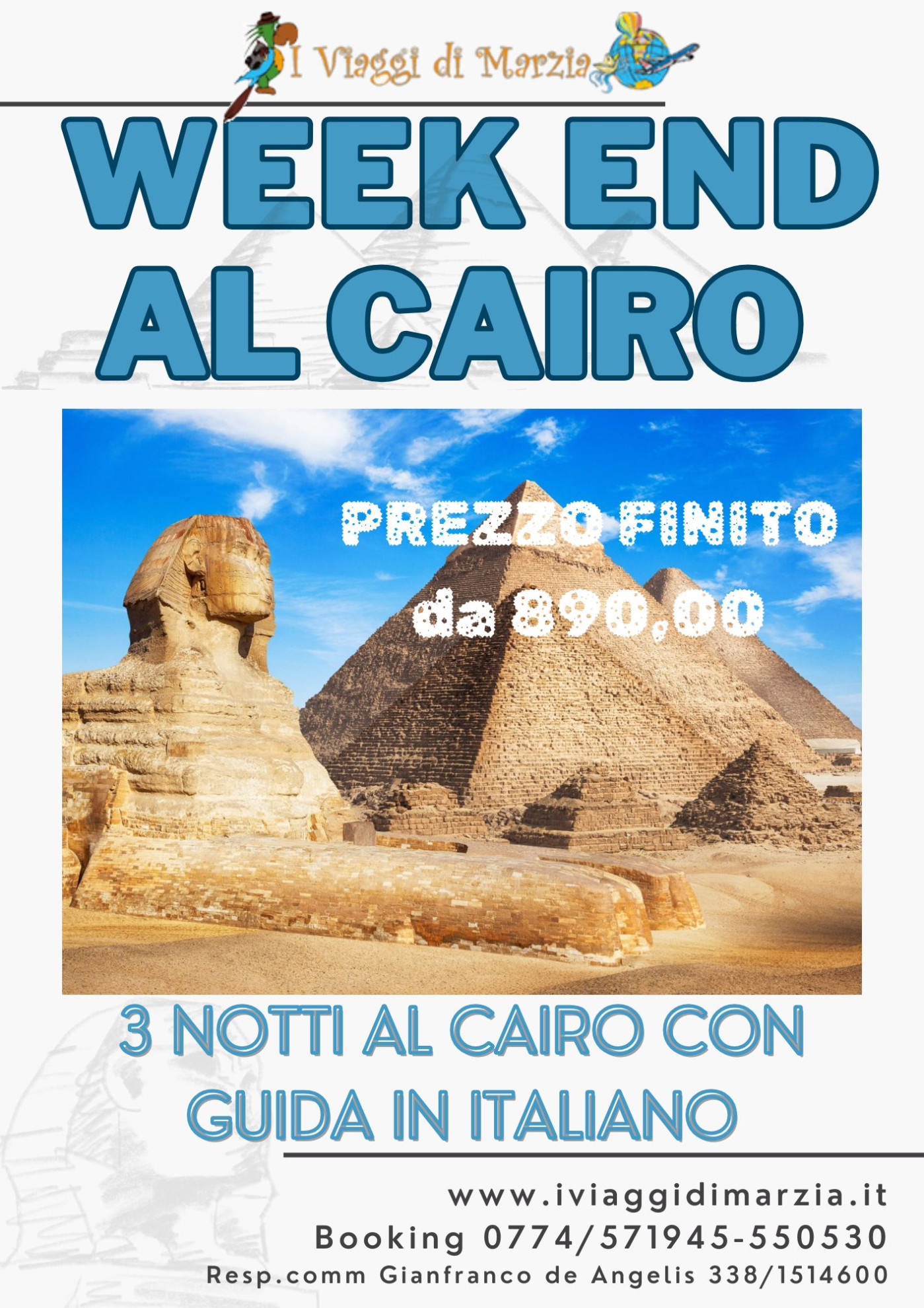 WEEK END AL CAIRO,03 NOTTI PROGRAMMA CLASSICO