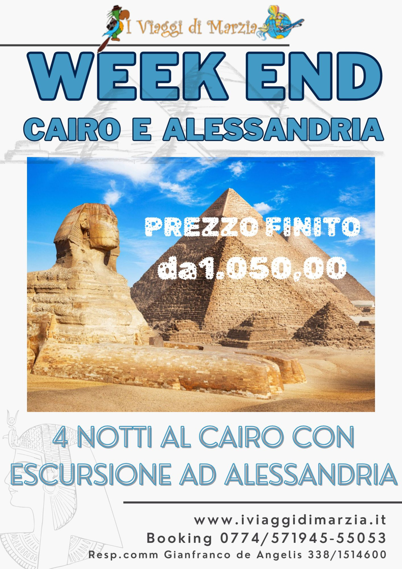 PROGRAMMA CAIRO E ALESSANDRIA , 04 NOTTI