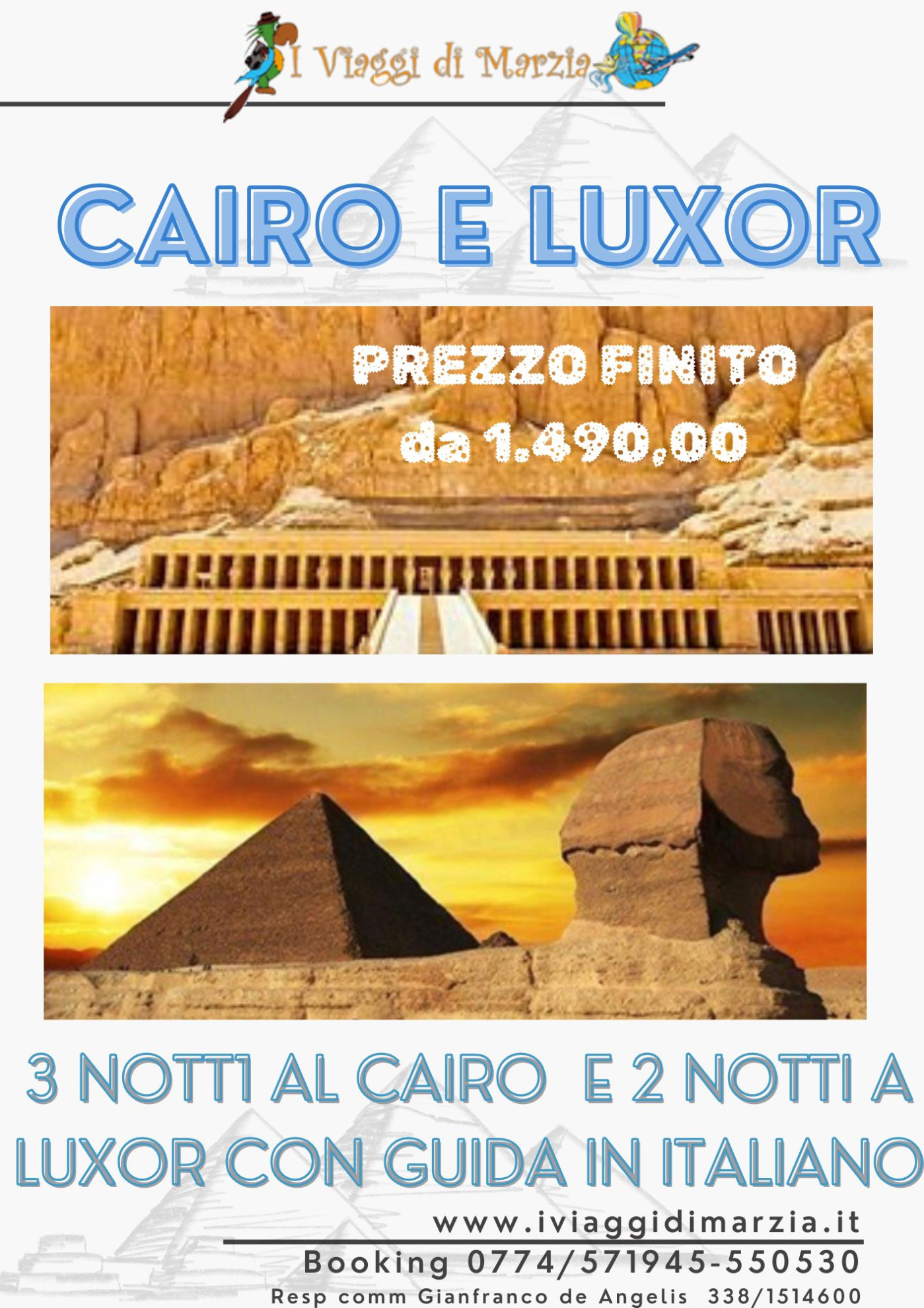PROGRAMMA 3 NOTTI CAIRO E 2 NOTTI LUXOR