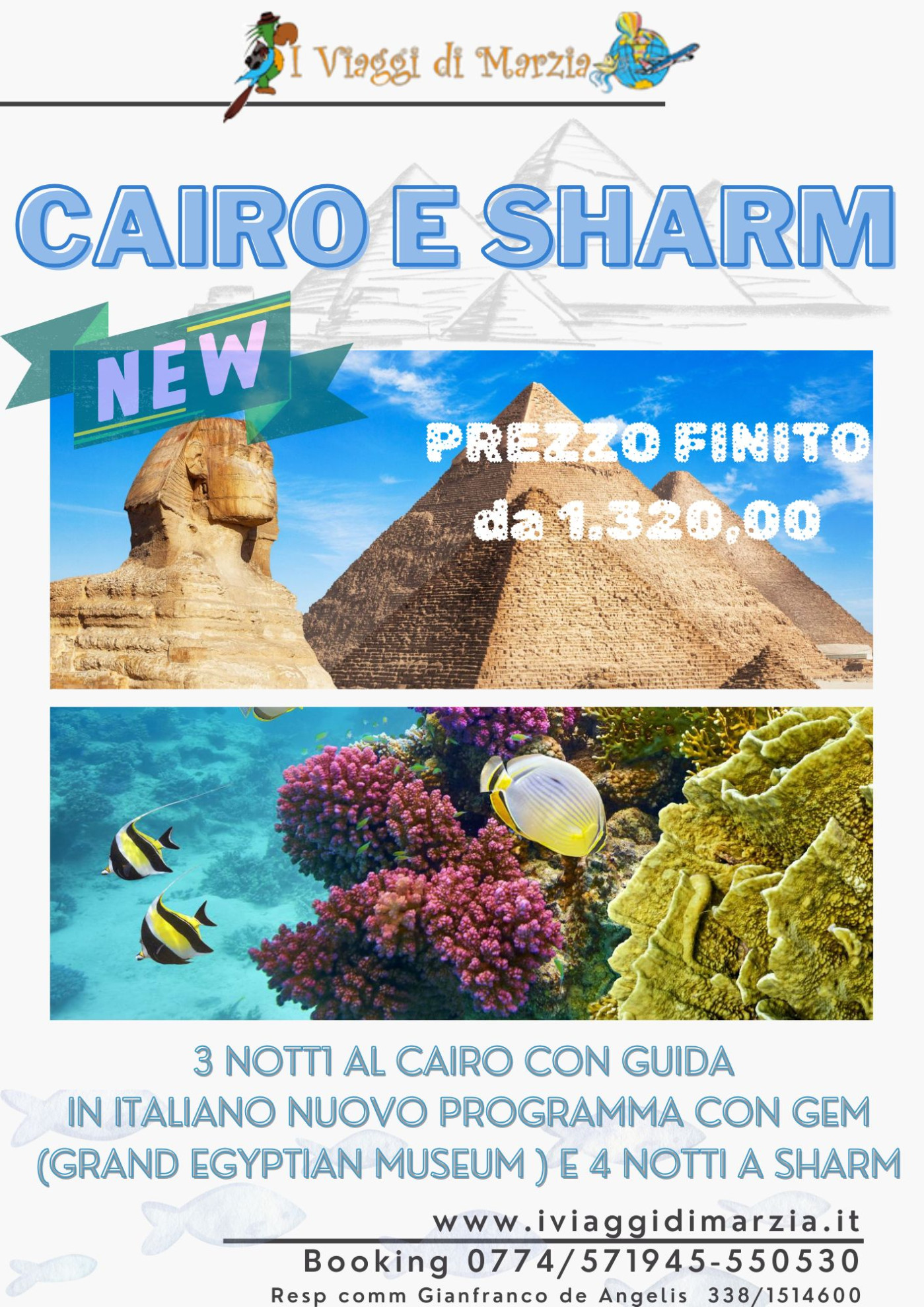 PROGRAMMA CULTURA E MARE,03 CAIRO 04 SHARM